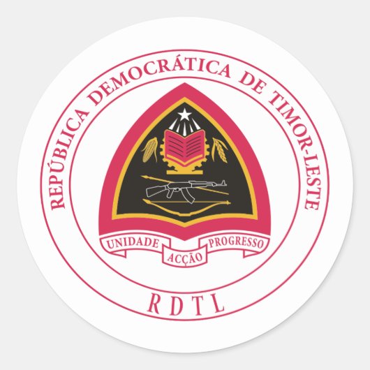 東ティモールの紋章 ラウンドシール (正面)