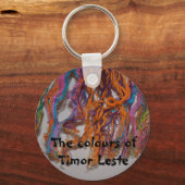 東ティモールの色 キーホルダー (正面)