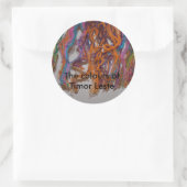 東ティモールの色 ラウンドシール (バッグ)