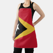 東ティモール国旗 エプロン (インサイチュ)