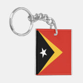 東ティモール国旗 キーホルダー (正面左)