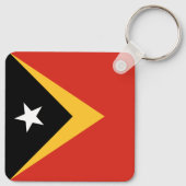 東ティモール国旗 キーホルダー (裏面)