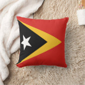 東ティモール国旗 クッション (ブランケット)