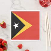 東ティモール国旗 スタンダードランチョンナプキン (インサイチュ)