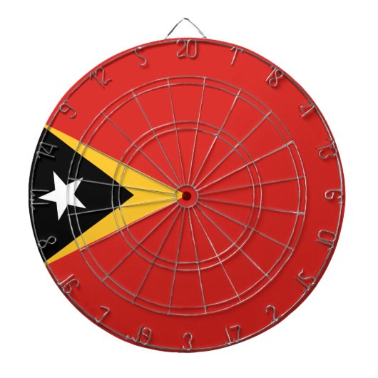 東ティモール国旗 ダーツボード (正面)