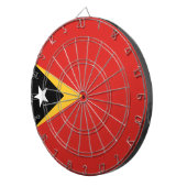 東ティモール国旗 ダーツボード (正面右)