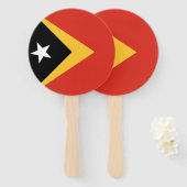 東ティモール国旗 ハンドファン (正面&裏面)
