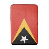 東ティモール国旗 バスマット (正面縦)