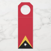 東ティモール国旗 ボトルネックタグ (裏面)