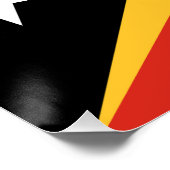 東ティモール国旗 ポスター (コーナー)