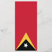 東ティモール国旗 メニュー (裏面)