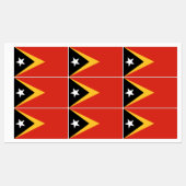 東ティモール国旗 ラベル (シート)