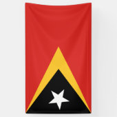 東ティモール国旗 横断幕 (縦)