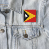 東ティモール国旗 缶バッジ (インサイチュ)