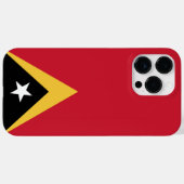 東ティモール国旗 Case-Mate iPhoneケース (裏面 (横))