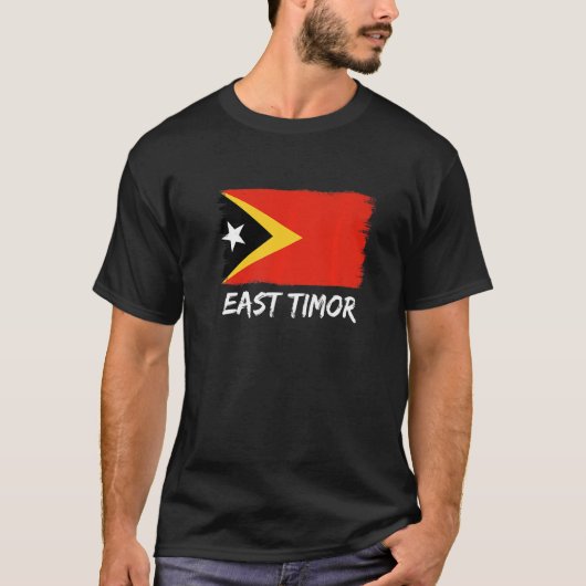 東ティモール国旗 Tシャツ (正面)