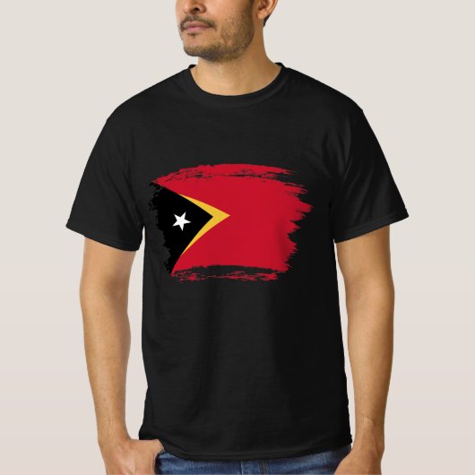 東ティモール国旗 Tシャツ (正面)