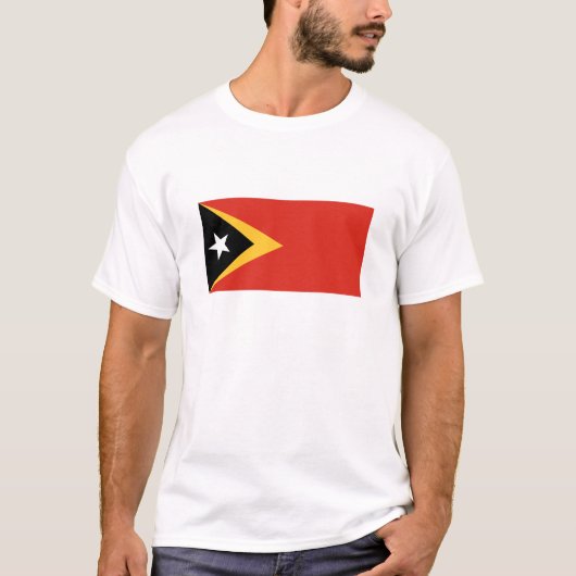 東ティモール国旗 Tシャツ (正面)