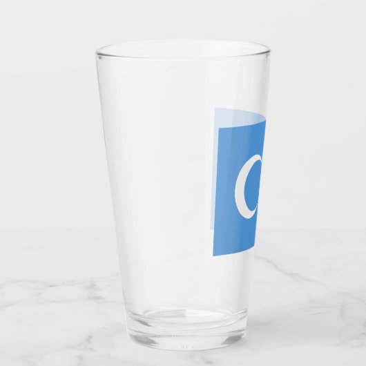 東トルキスタンのウイグル国旗(ウイグルスタン) タンブラーグラス (右)