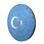 東トルキスタンのウイグル国旗(ウイグルスタン) ダーツボード (正面右)