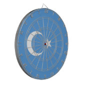 東トルキスタンのウイグル国旗(ウイグルスタン) ダーツボード (正面左)