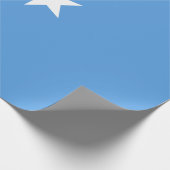 東トルキスタンのウイグル国旗(ウイグルスタン) ラッピングペーパー (角)