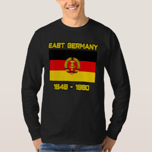 東ドイツ国旗ドイツ民主共和国Soc Tシャツ