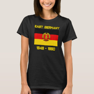 東ドイツ国旗ドイツ民主共和国Soc Tシャツ