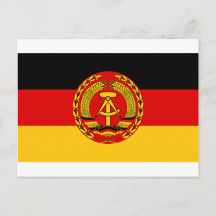 東ドイツ国旗 – GDR (Flagge der DDR) - NVA ポストカード