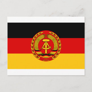 東ドイツ国旗 – GDR (Flagge der DDR) - NVA ポストカード