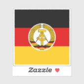 東ドイツ大統領国旗（1953年～1955年） シール (シート)