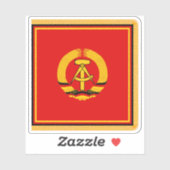 東ドイツ大統領国旗（1955年～1960年） シール (シート)