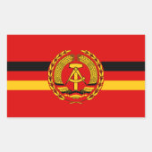 東ドイツ海軍の海軍署名（1960年～1990年） 長方形シール (正面)