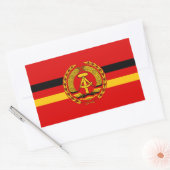 東ドイツ海軍の海軍署名（1960年～1990年） 長方形シール (封筒)