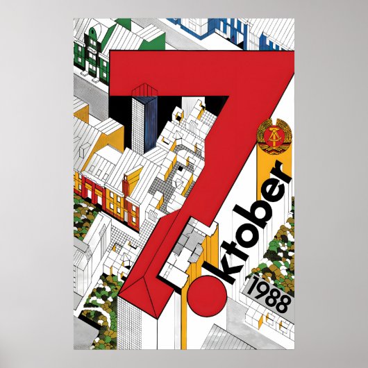 東ドイツ プロパガンダ ポスター 東ドイツ 国際 (正面)