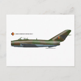 東ドイツMiG17フレスコ ポストカード