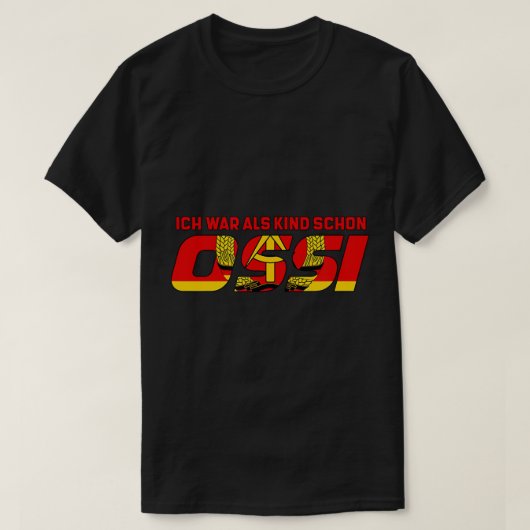 東ドイツTで製造されたOssi East製品品質 – Tシャツ (デザイン正面)
