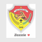 東ヌサテンガラ州の武器のコート，インドネシア シール (シート)