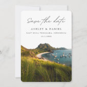 東ヌサ・テンガラ  セーブ・ザ・デート インドネシア 結婚式 招待状 (正面)