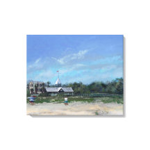 東ビーチ、セントサイモンズ島、GA - Canvas Print