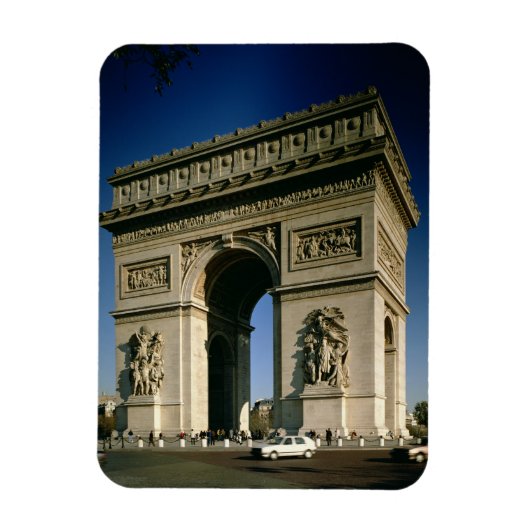 東ファサードの表示、1806-86年完成（写真） マグネット (縦)