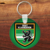東フランドル国旗 キーホルダー (正面)