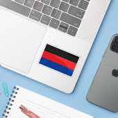 東フリジア国旗、オランダ シール (ノートパソコンとiPhone)