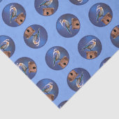 東ブルーバードメ絵を描スのオリジナルバードアート 薄葉紙 (詳細)