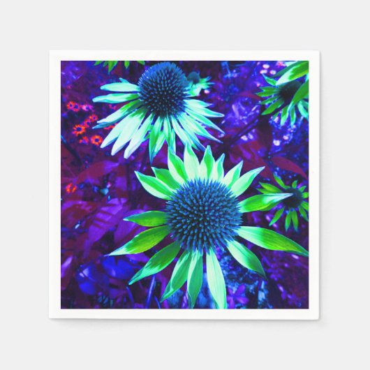 東ベニバナの開花 スタンダードカクテルナプキン (正面)