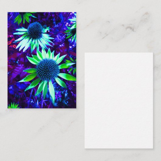 東ベニバナの開花 ノートカード (正面/裏面)