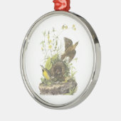 東メドウラークバイオードボン メタルオーナメント (左)