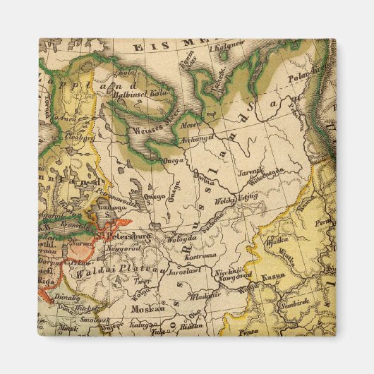 東ヨーロッパとロシア マグネット (正面)