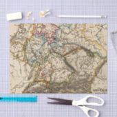 東ヨーロッパの地図 薄葉紙 (クラフト)