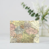 東ヨーロッパアンティークの地図 ポストカード (スタンド正面)